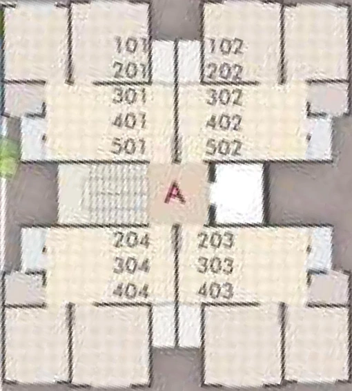 Floor Plan of Shree Ram Residency in Tarsali, Vadodara - Image 198692