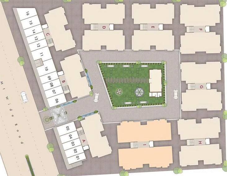 Master Plan of Shree Ram Residency in Tarsali, Vadodara - Image 198693