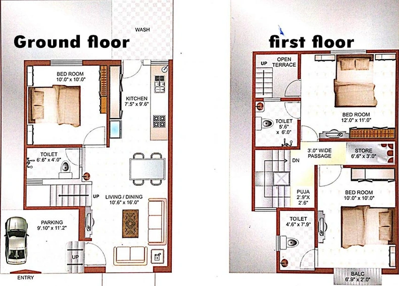 3 BHK House/Villa in Shree Rangam Kutir in Waghodia Road, Vadodara - Image 825535