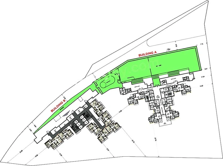 Master Plan of RDP Raunak Fortuna in Shilphata, Thane - Image 198759