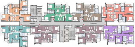 Floor Plan of Brigade Calista in Whitefield, Bangalore - Image 198795