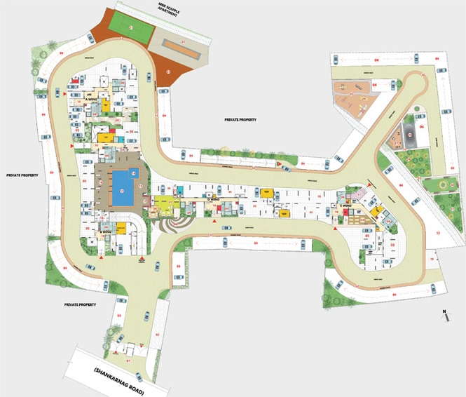 Master Plan of Esteem South Park in Gottigere, Bangalore - Image 198805