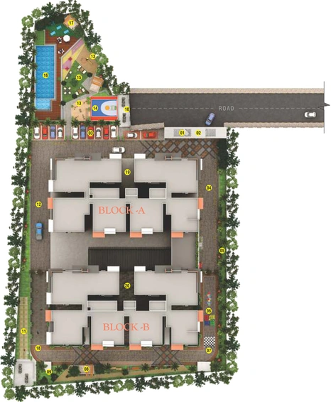 Master Plan of Saranya Swarovski in Whitefield, Bangalore - Image 198833