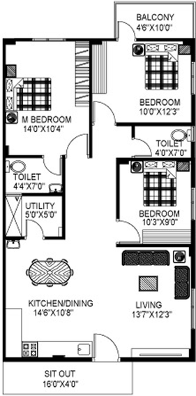 3 BHK Flat in Pyramid Bilberry in Chokkanahalli, Bangalore - Image 825621
