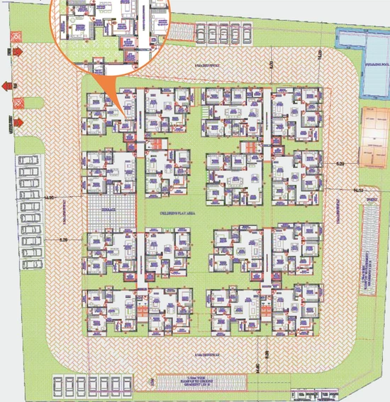 Master Plan of GR Heights in JP Nagar, Bangalore - Image 198973