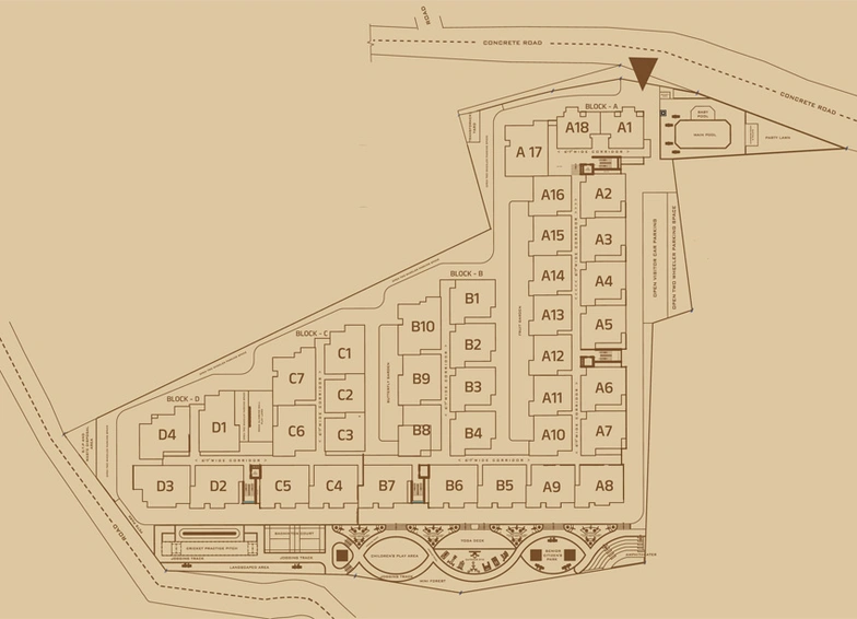 Master Plan of Signature Pristine in Sarjapur Road, Bangalore - Image 198990