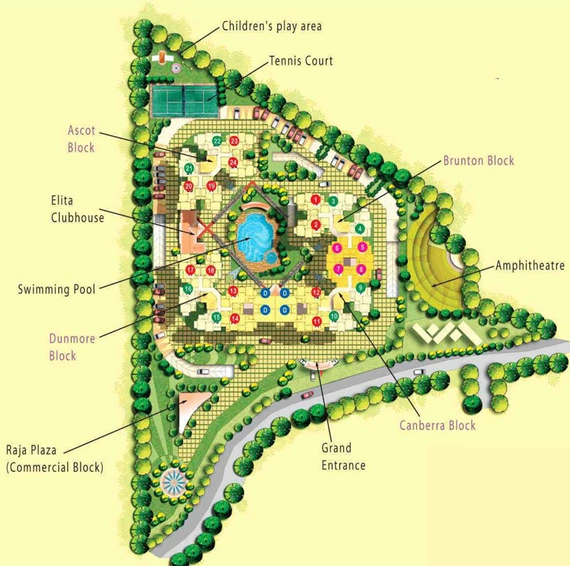 Master Plan of Raja Aristos in Bannerghatta, Bangalore - Image 199007