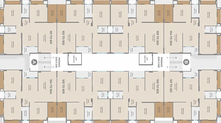 Floor Plan of Panth Shree Hari Heritage in Chhani, Vadodara - Image 199031