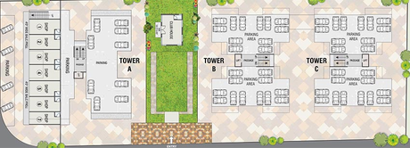 Master Plan of Satyam Shree Kunj Residency in Makarpura, Vadodara - Image 199049