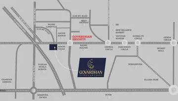 Location of Shree Govardhan Heights - Image 199096