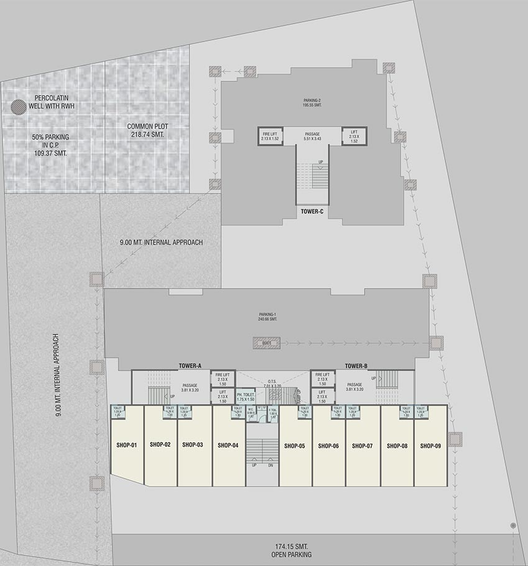 Master Plan of Shree Govardhan Heights in Koyali, Vadodara - Image 199098