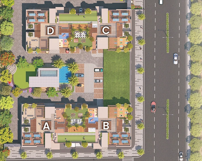 Master Plan of Millennium Amara in Mamurdi, Pune - Image 199160