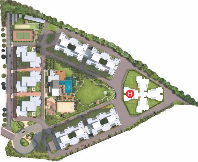 Master Plan of Pride Park Titanium in Hinjewadi, Pune - Image 199261
