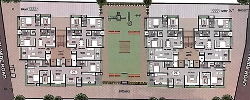 Master Plan of Shree One in Bhayli, Vadodara - Image 199271