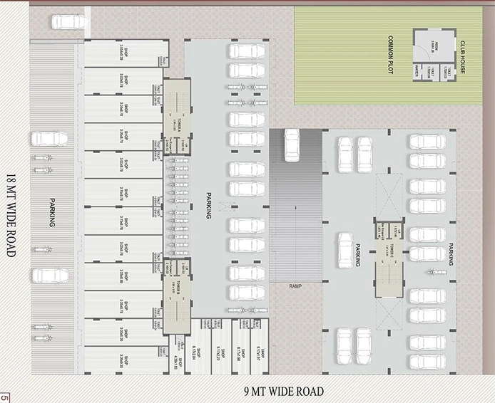 Master Plan of Vinayak Shree Niwas in Makarpura, Vadodara - Image 199320