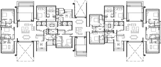 Floor Plan of Marvel Aurum in Koregaon Park, Pune - Image 199328