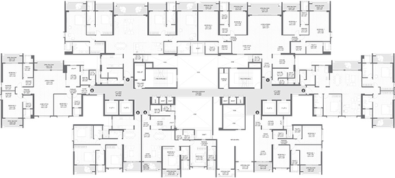 Floor Plan of K Raheja Stellar in NIBM, Pune - Image 199434
