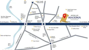 Location of Rama Metro Life Maxima - Image 199444