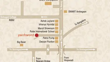 Location of Kool Homes Panchamrut - Image 199475