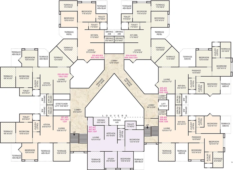 Floor Plan of Sukhwani Celaeno in Pimple Saudagar, Pune - Image 199563