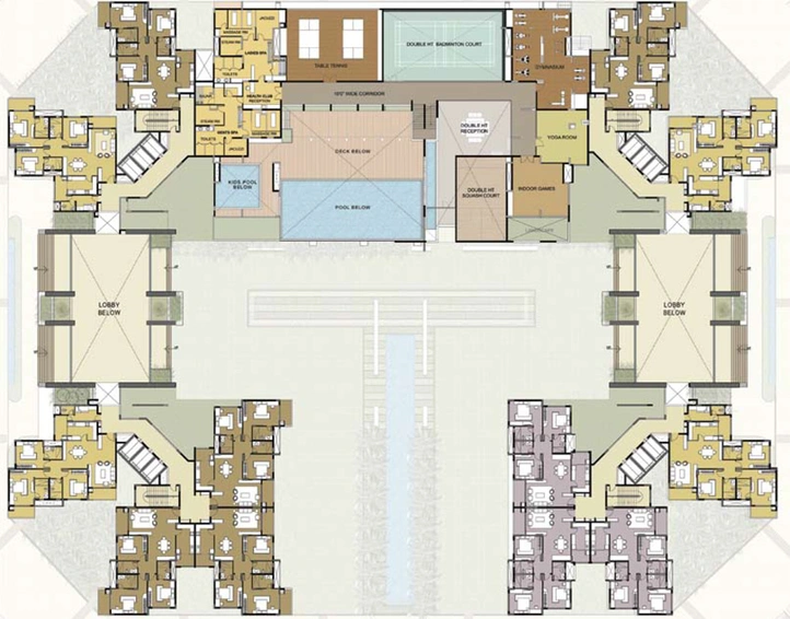 Floor Plan of Prestige Park View in Whitefield, Bangalore - Image 199601