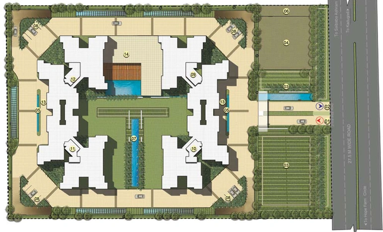 Master Plan of Prestige Park View in Whitefield, Bangalore - Image 199602