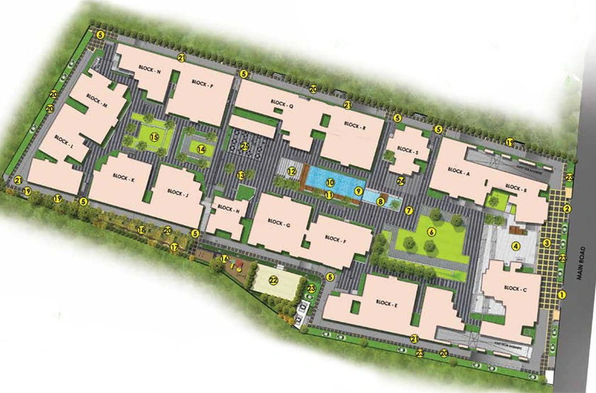 Master Plan of Brigade Parkside East in Chikkakannalli, Bangalore - Image 199633