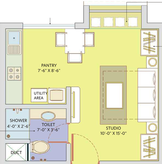 1 RK Flat in Patel Smondoville in Electronic City, Bangalore - Image 825825