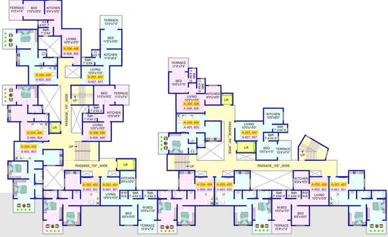 Floor Plan of Crystal Corner in Chikhali, Pune - Image 116070