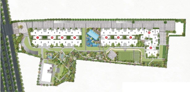 Master Plan of Rohan Ekanta in Gunjur Palya, Bangalore - Image 199717