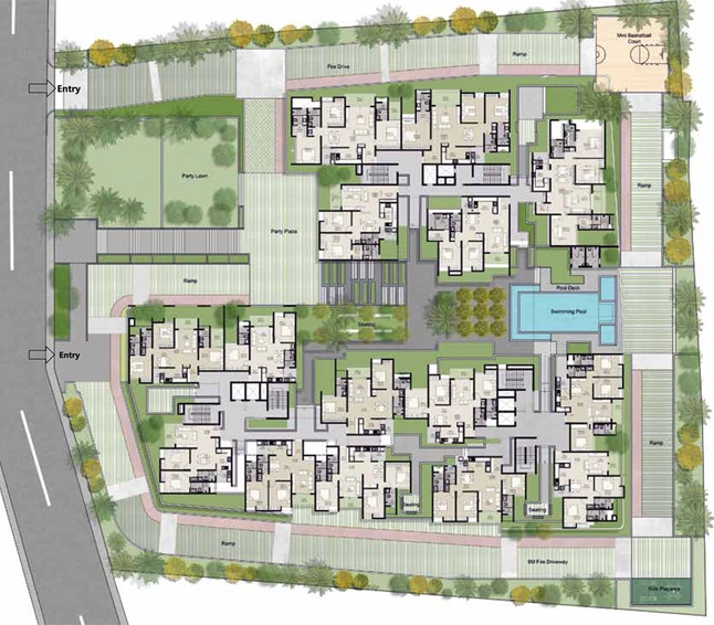 Master Plan of Architha Aarna in Rajarajeshwari Nagar, Bangalore - Image 199768