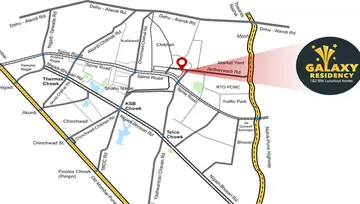 Location of Amol Galaxy Residency - Image 116075