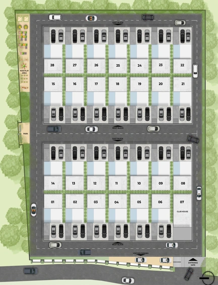 Master Plan of Dwara Orville in Bannerghatta, Bangalore - Image 199816