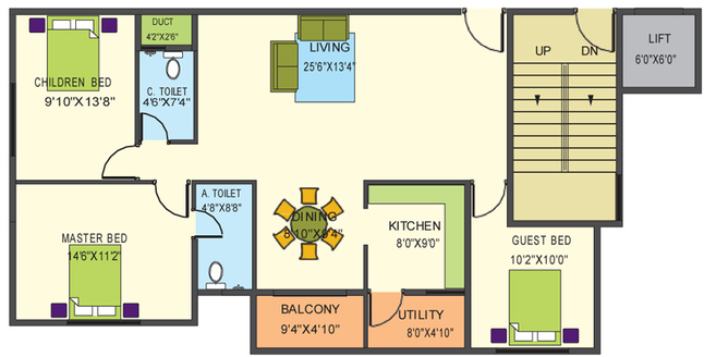 3 BHK Flat in Laasya Pride in Electronic City, Bangalore - Image 825893