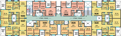 Floor Plan of Amol Ganesh Galaxy in Ravet, Pune - Image 116786