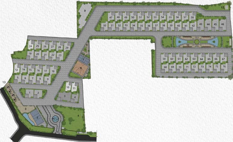 Floor Plan of Saiven Mulberry Groves in Sarjapur, Bangalore - Image 199868
