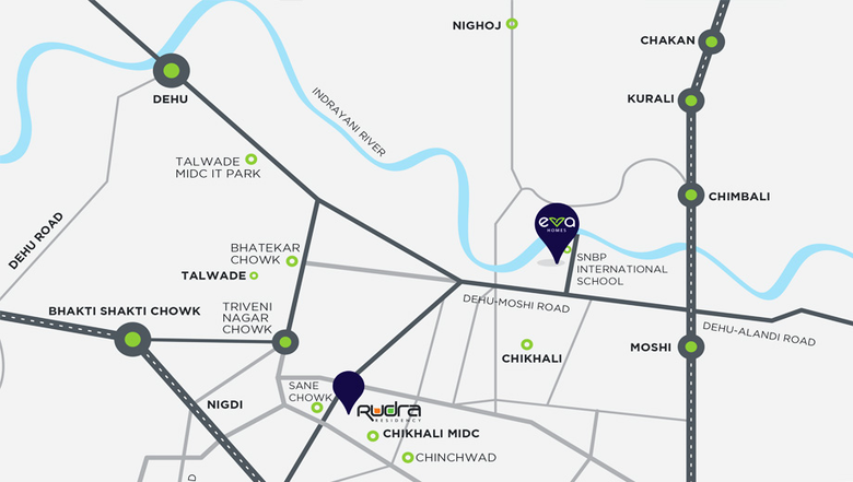 Master Plan of SM Eva Homes in Chikhali, Pune - Image 116084