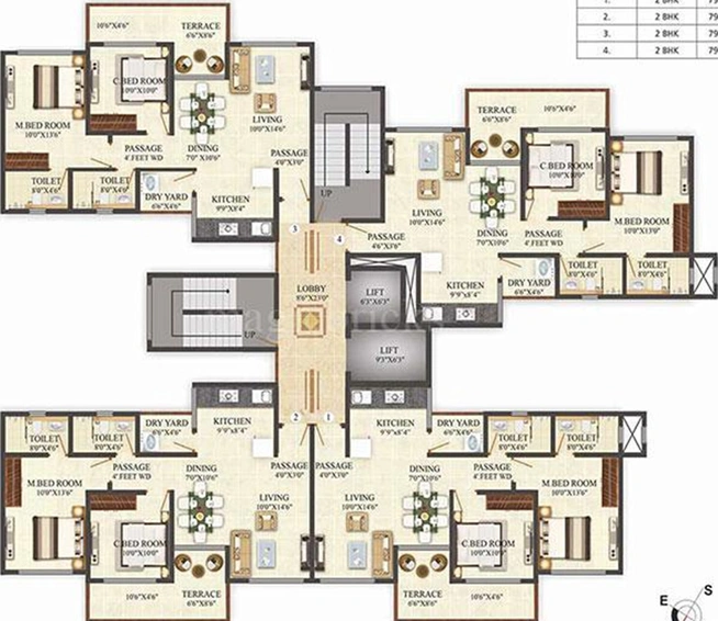 Floor Plan of Puraniks Aldea Anexo in Baner, Pune - Image 200001