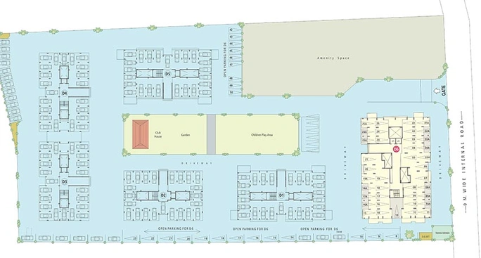 Master Plan of Dharmavat Sunder Srushti in Wadgaon, Pune - Image 200290