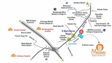 Location of Eagle Madhav Apartment - Image 200296