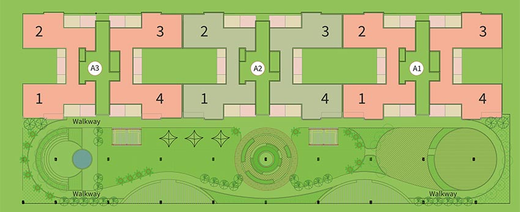 Master Plan of GKG Kings Way in Ghorpadi, Pune - Image 200306