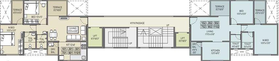 Floor Plan of RR Akshay Heights in Wakad, Pune - Image 200380