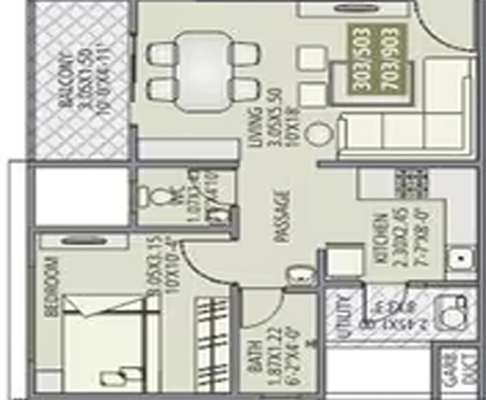 1 BHK Flat in RR Riddhi Siddhi Avenue in Wakad, Pune - Image 826107