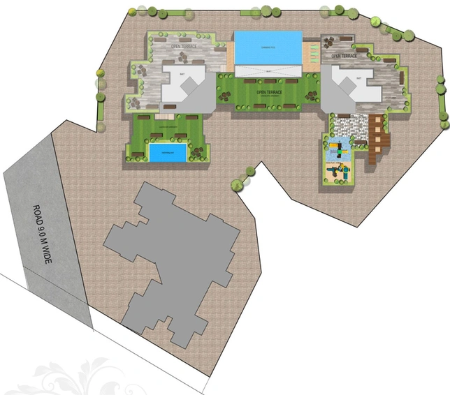 Master Plan of Rifaa Sukoon Residency in Neral, Thane - Image 116916