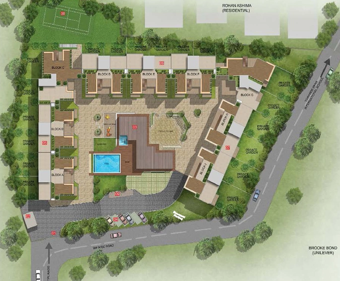 Floor Plan of RJ Brooke Square in Brookefield, Bangalore - Image 200518