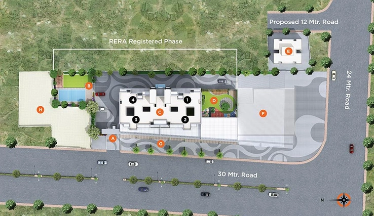 Master Plan of Icon Sterling Towers in Baner, Pune - Image 200555