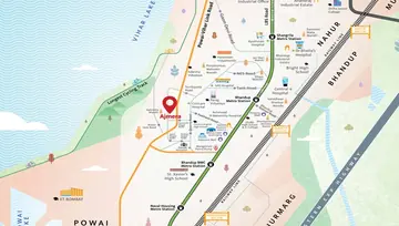 Location of Ajmera 78 Lake Town - Image 117018