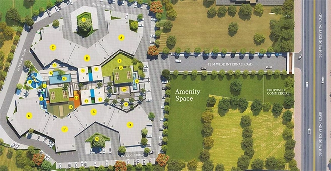 Master Plan of Krishna Amarillo in Hinjewadi, Pune - Image 200649