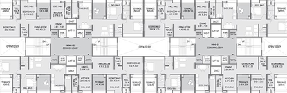 Floor Plan of Saarrthi Savvy Homes 2 in Hinjewadi, Pune - Image 200722