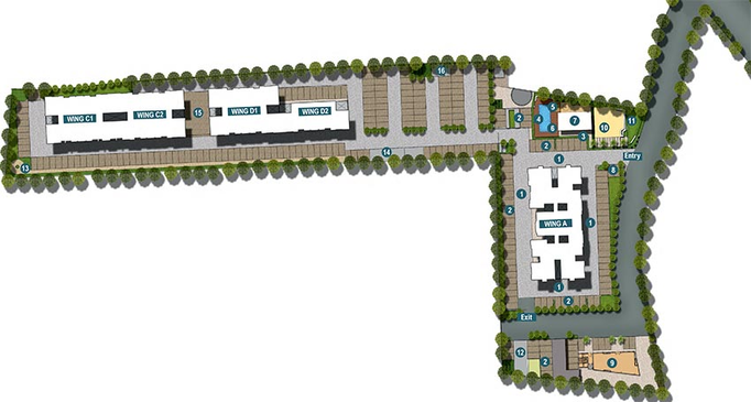 Master Plan of Saarrthi Savvy Homes 2 in Hinjewadi, Pune - Image 200721